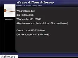 Sites similar to waynegifford.com