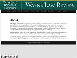 Sites similar to waynelawreview.org