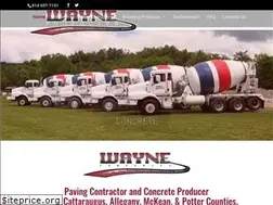 Sites similar to waynepaving.com