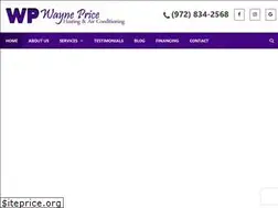 Sites similar to waynepricehvac.com