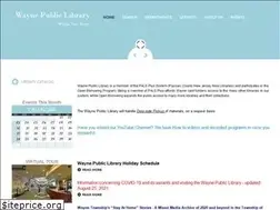Sites similar to waynepubliclibrary.org