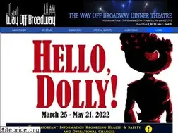 Sites similar to wayoffbroadway.com