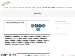 Sites similar to wayofjobs.com