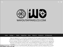Sites similar to wayoutapparelco.com