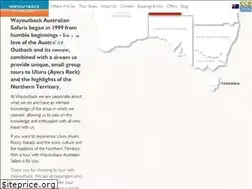 Sites similar to wayoutback.com.au