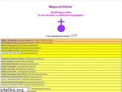 Sites similar to ways-of-christ.com