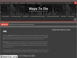 Sites similar to ways-to-die.com