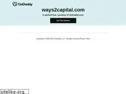 Sites similar to ways2capital.com