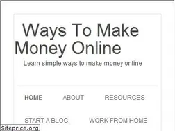 Sites similar to waystomakemoneyworkingonline.com