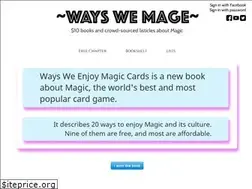 Sites similar to wayswemage.com