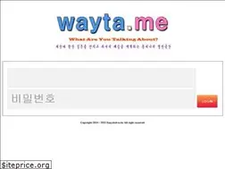 Sites similar to wayta.me