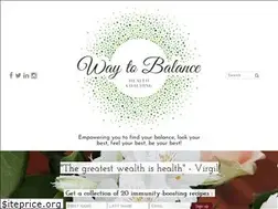 Sites similar to waytobalance.org