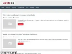 Sites similar to waytodo.in