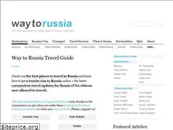 Sites similar to waytorussia.net
