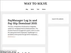 Sites similar to waytosolve.com