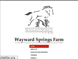 Sites similar to waywardspringsfarm.com