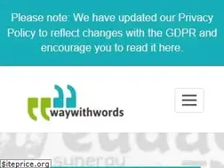 Sites similar to waywithwords.net
