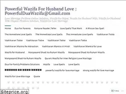Sites similar to wazifaforhusband.wordpress.com