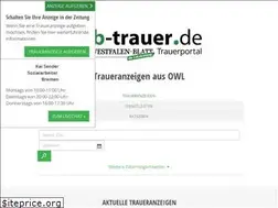Sites similar to wb-trauer.de