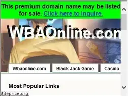 Sites similar to wbaonline.com