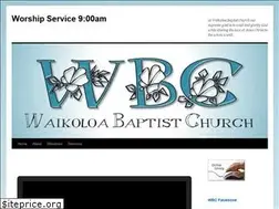 Sites similar to wbchawaii.org