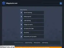 Sites similar to wbgokarts.com