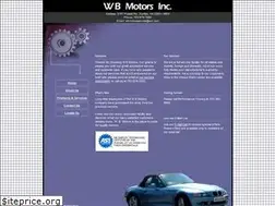 Sites similar to wbmotorsinc.com