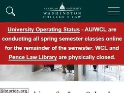 Sites similar to wcl.american.edu