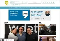 Sites similar to wdet.org