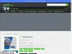 Sites similar to wdrevent.radio.de