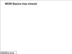 Sites similar to wdwbasics.com