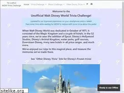 Sites similar to wdwtrivia.com