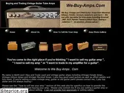 Sites similar to we-buy-amps.com