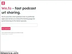 Sites similar to we.fo