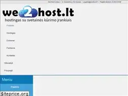 Sites similar to we2host.lt