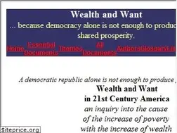 Sites similar to wealthandwant.com