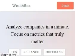 Sites similar to wealthbox.in