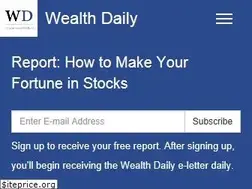 Sites similar to wealthdaily.com