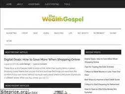 Sites similar to wealthgospel.com