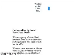 Sites similar to wealthing.vc