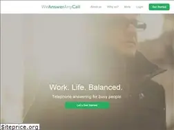 Sites similar to weansweranycall.com