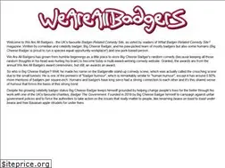 Sites similar to weareallbadgers.com