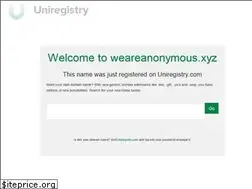 Sites similar to weareanonymous.xyz