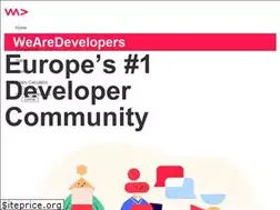 Sites similar to wearedevelopers.com