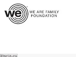 Sites similar to wearefamilyfoundation.org