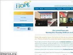Sites similar to wearehopeinc.org