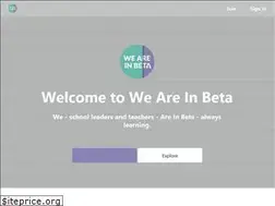 Sites similar to weareinbeta.community