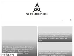 Sites similar to wearelargepeople.com