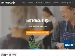 Sites similar to wearenotforsale.nl