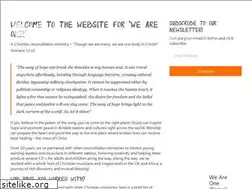 Sites similar to weareone.org.uk